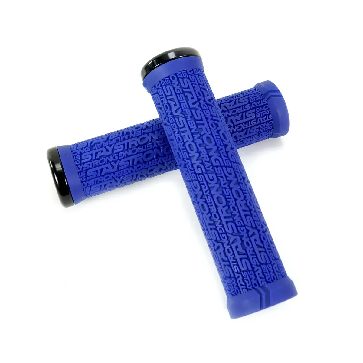 Odi Stay Strong X React. V2.1 Lock Grips Blue/Black Clamps